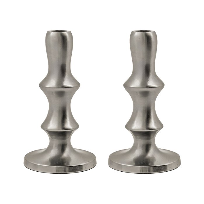 House Doctor Reese Lysestage 2 stk. S�lvfinish