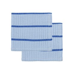 House Doctor Rena Karklud 2 stk. Lysebl�/Bl�