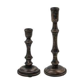 House Doctor Rise Lysestage 2 stk. Sort