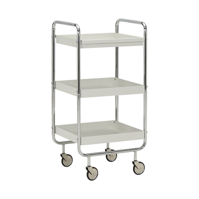 House Doctor Roll Trolley R�hvid/Krom Small