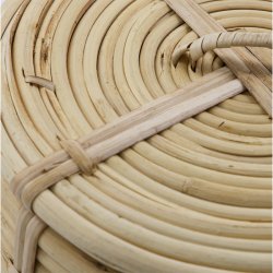 House Doctor Round Kurv m/ Lg 2 stk. Natur