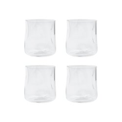 House Doctor Sand Vandglas 4 stk. Klar