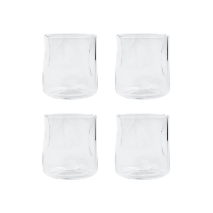 House Doctor Sand Vandglas 4 stk. Klar