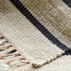 House Doctor Sima Lber 200x90 cm Sort/Natur