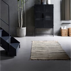 House Doctor Sima Lber 200x90 cm Sort/Natur