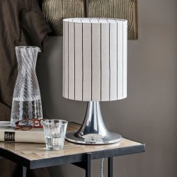 House Doctor Tulip Bordlampe Slvfinish