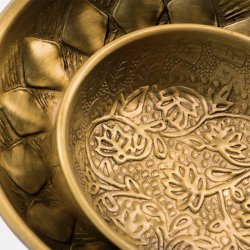 House Doctor Una Skl 2 stk. Gylden Finish