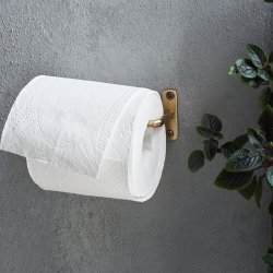 House Doctor Welo Toiletpapirholder - Brstet Messingfinish