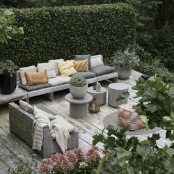 House Doctor Woodie Loungestol Natur