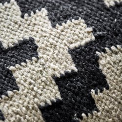 House Doctor Wulo Pudebetrk 50x50 cm Sort