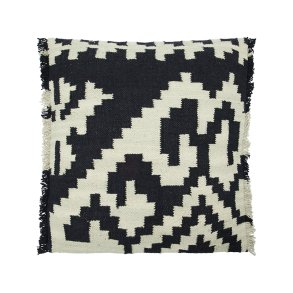 House Doctor Wulo Pudebetrk 50x50 cm Sort