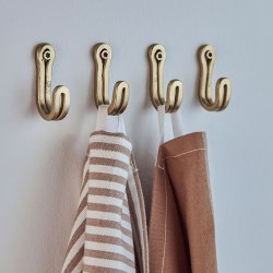 House Doctor Yra Knager Lille - 4 stk. - Messingfinish