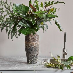 House Doctor Maya Vase Antik Brun 