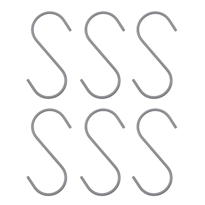 House Doctor Snap 6 stk. S-Kroge Large S�lv