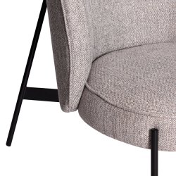 H�bsch Area Loungestol Lysegr�