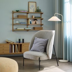 H�bsch Area Loungestol Lysegr�