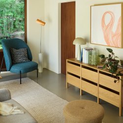 H�bsch Area Loungestol Petrol