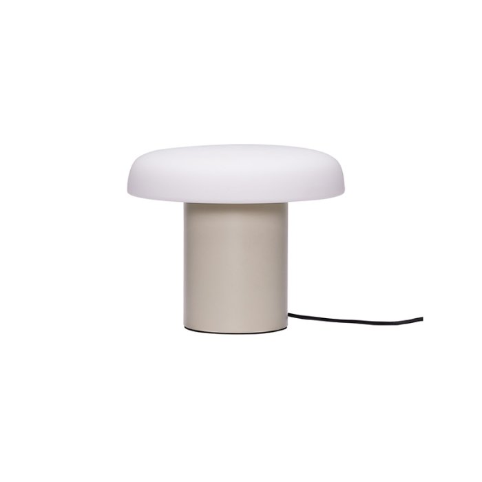 H&uuml;bsch Ateliers Bordlampe Sand/Hvid