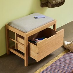 H&uuml;bsch Bifi Bnk Sand/Natur