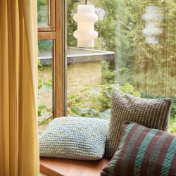 H�bsch Blend Pude 50x50cm Lysebl�