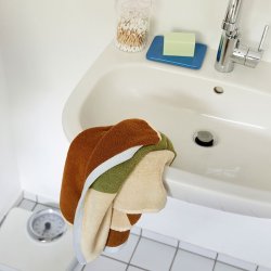 Hbsch Block Hndklde Small - Brun/Flerfarvet