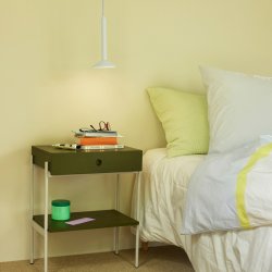 Hbsch Block Sengetj Lysebl/Flerfarvet 140x200cm