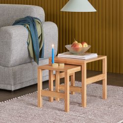 Hbsch Puzzle Sideborde - St m. 2 stk. - Eg