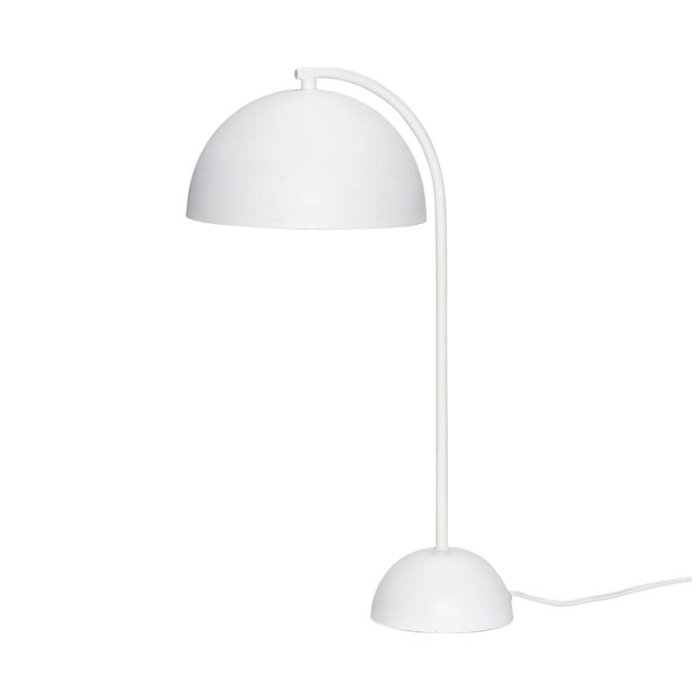 Hbsch Form Bordlampe - Kuppelformet - Hvid