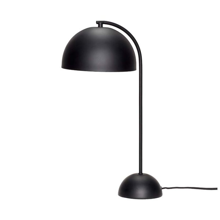 H&uuml;bsch Form Bordlampe - Kuppelformet - Sort
