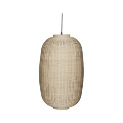 Hbsch Chand Pendant Lampe - Oval - Natur