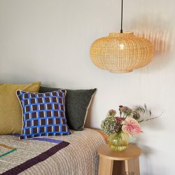 Hbsch Chand Pendant Lampe - Ellipse - Natur