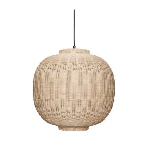Hbsch Chand Pendant Lampe - Rund - Natur