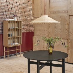 Hbsch Chipper Bordlampe - Sand/Burgundy