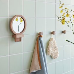 Hbsch Comb Hndspejl - Natur 