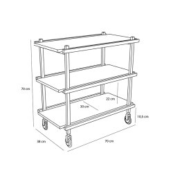 H�bsch Crayon Rullebord Natur