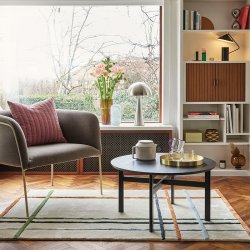 H&uuml;bsch Fjord Sofabord - Sort