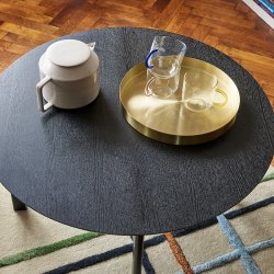 H&uuml;bsch Fjord Sofabord - Sort