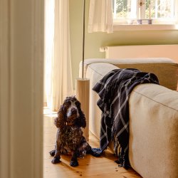 H�bsch Flok Plaid M�rkebl�