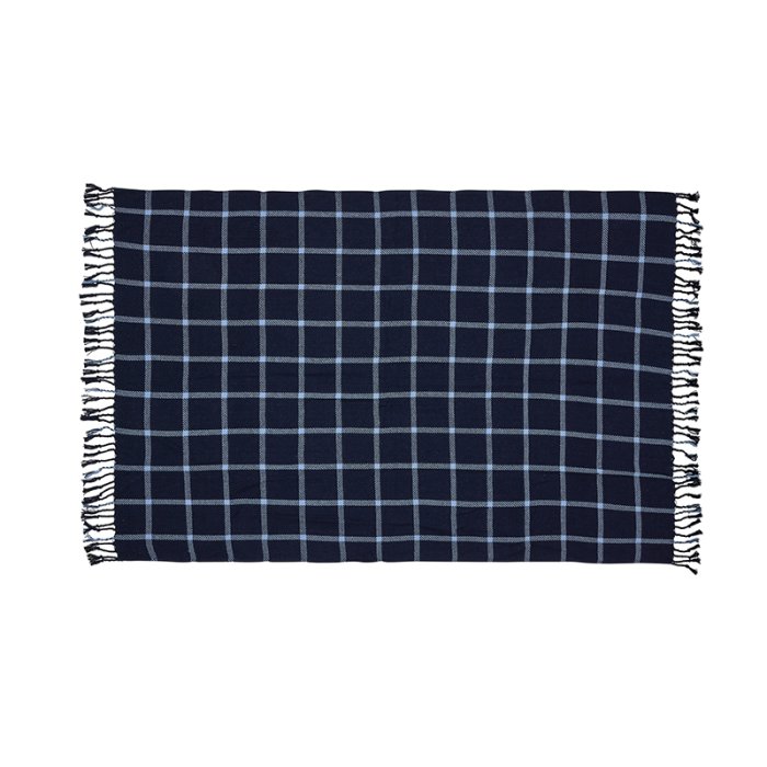 H�bsch Flok Plaid M�rkebl�