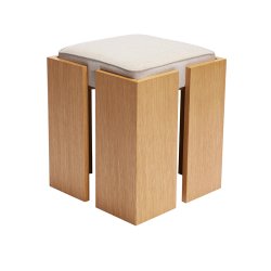 H&uuml;bsch Forma Skammel Sand/Natur