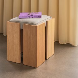 H&uuml;bsch Forma Skammel Sand/Natur