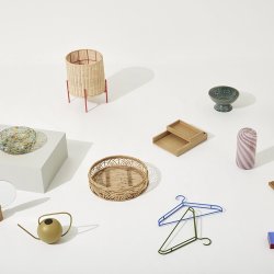 Hbsch Formu Bambusbakker - St  2 - 50 og 40 cm.