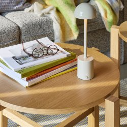 H�bsch Four Sofabord S�t af 2 Natur