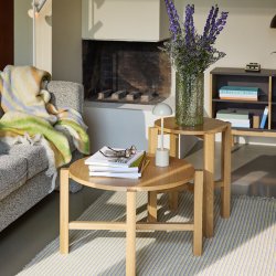 H�bsch Four Sofabord S�t af 2 Natur