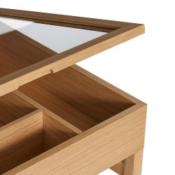 H&uuml;bsch Glitz Sofabord Natur