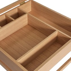 H&uuml;bsch Glitz Sofabord Natur