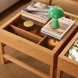 H&uuml;bsch Glitz Sofabord Natur