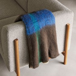 H&uuml;bsch Graphic Plaid - Brun/Flerfarvet