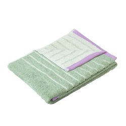 Hbsch Hndklde Promenade - Grn meleret/Lyserd - 70x140 cm