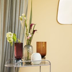 Hbsch Hndlavet Vase Flair - Lyserd/Bl - H31 cm